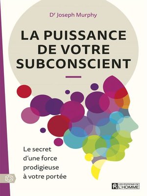 cover image of La puissance de votre subconscient NE